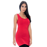 Seamless Long Tank Tops for Women - Slimming Camisole Layering Undershirt - Unique Styles Asfoor