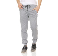 Mens Sweatpants with Zipper Pockets Mens Jogger Pants Reflective Sweats for Men - Unique Styles Asfoor
