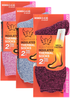 Set of 3 Thermal Socks for Women Heated Winter Socks for Cold Weather Protection Warm Insulated Socks for Winter