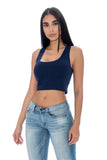 Softy Stretchy Racerback Crop Top - Unique Styles Asfoor